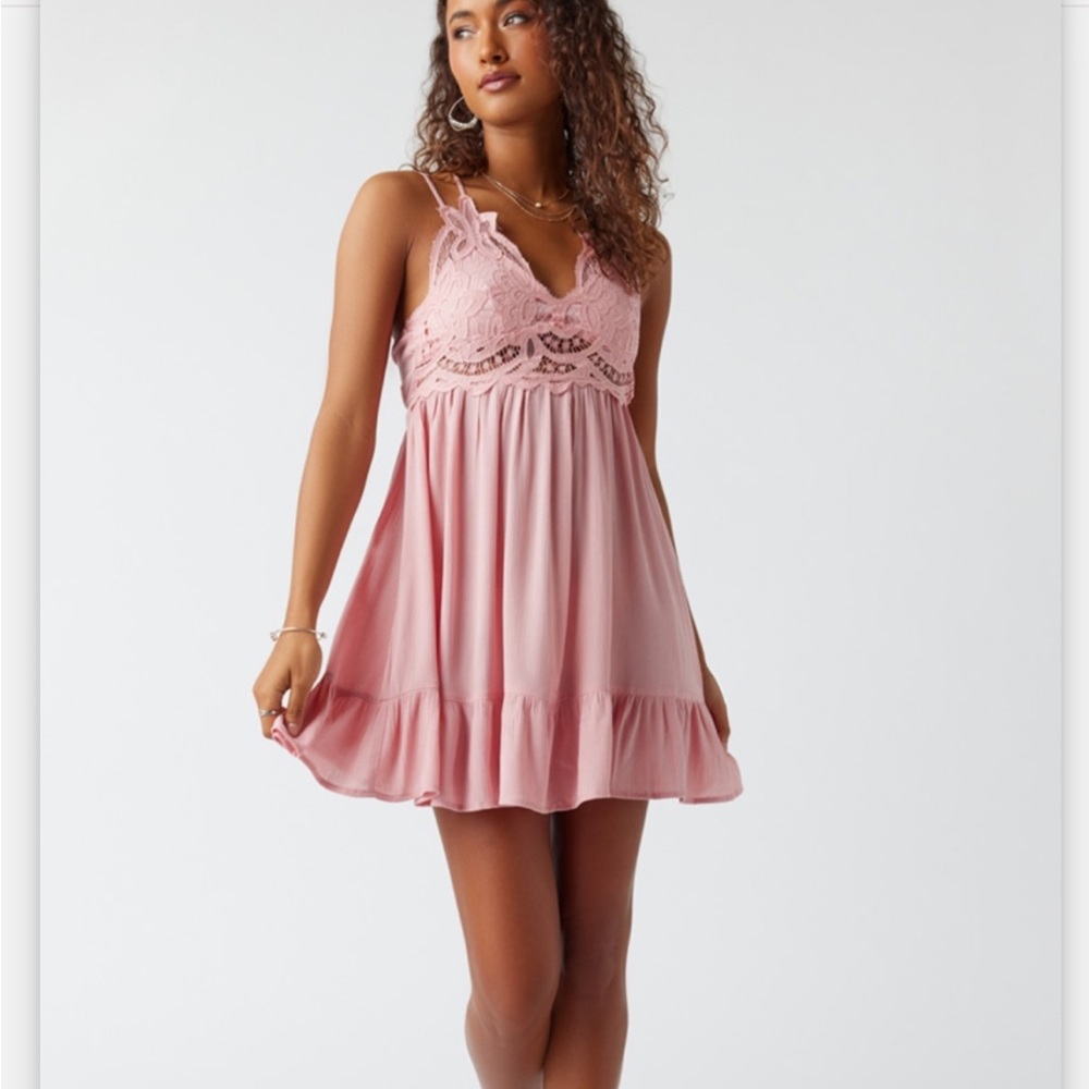 NWT Francesca’s Jessie Lace Bralette Mini Dress